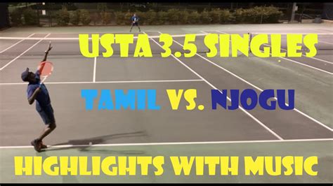 Tennis Singles USTA 3 5 Tournament Match Play Highlights YouTube