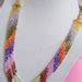 Strands Genuine Multi Colors Zirconia Shaded Necklace Etsy