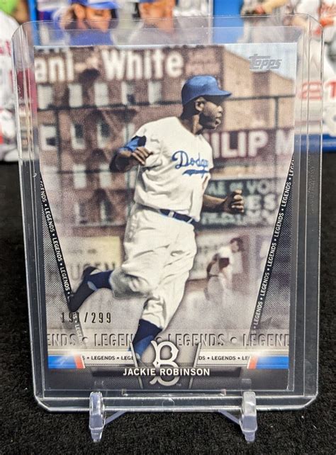 Topps Series Jackie Robinson Salute Legends S Black Parallel