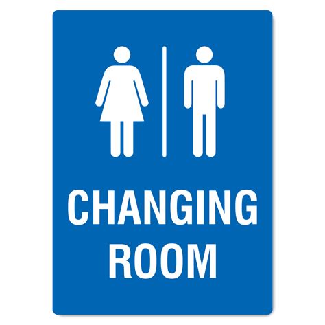 Changing Room Sign The Signmaker