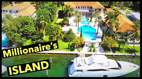 Miami Beach Millionaires Island Aerial Tour Breathtaking Mansions