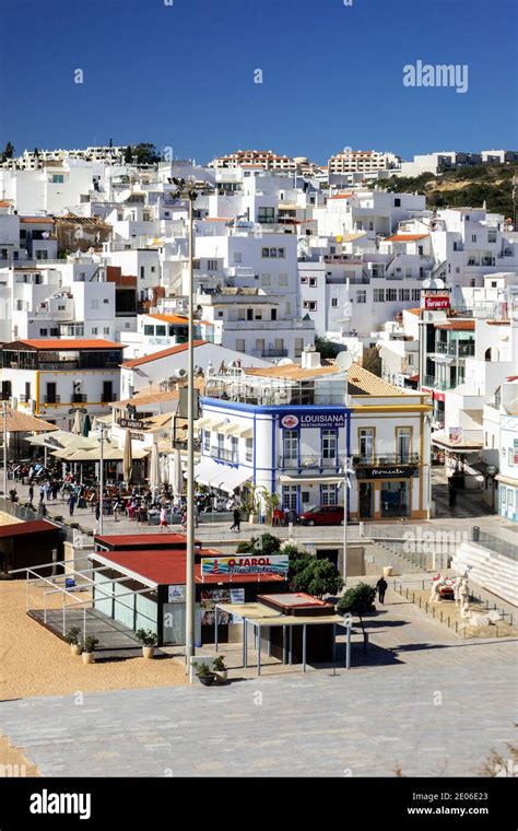 Albufeira Old Town Viewing Area Looking Down At Old Town Albufeira And ...