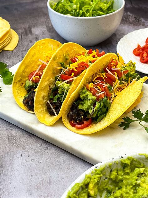 Vegan Black Bean Tacos Healthier Steps