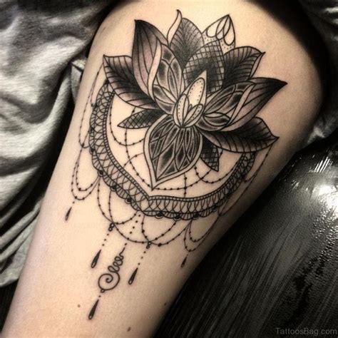 20 best Lotus Flower Thigh Tattoos For Women images on Pinterest ...