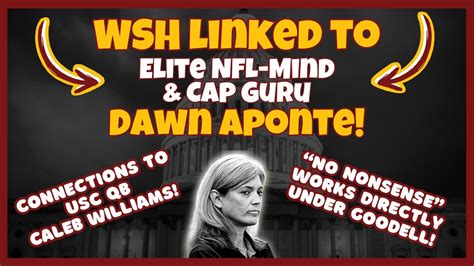 WSH Linked To Elite NFL Mind Dawn Aponte As Potential EVP F O