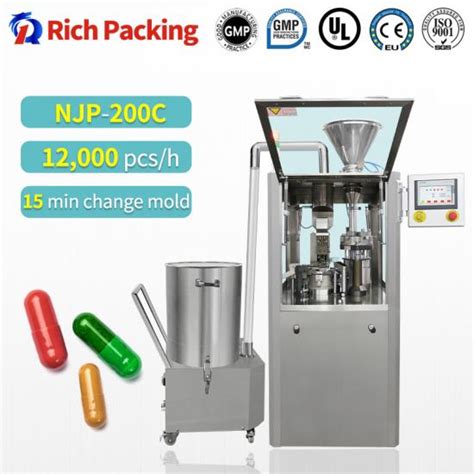 NJP 200C Automatic Capsule Filler Capsule Filling Machine Manufacturer