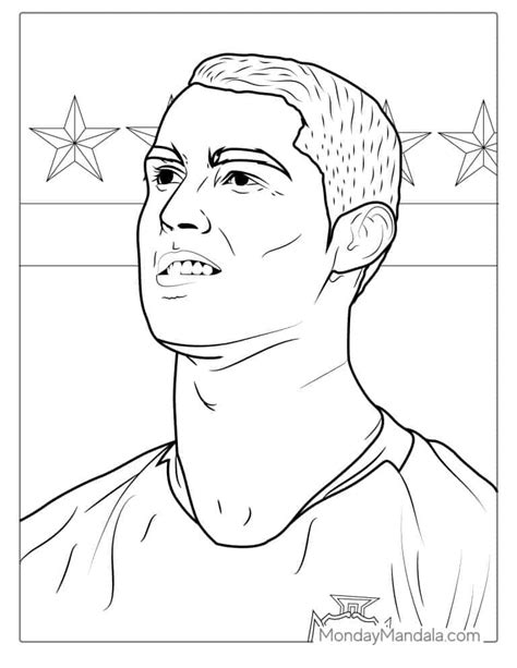 20 Ronaldo Coloring Pages Free Pdf Printables