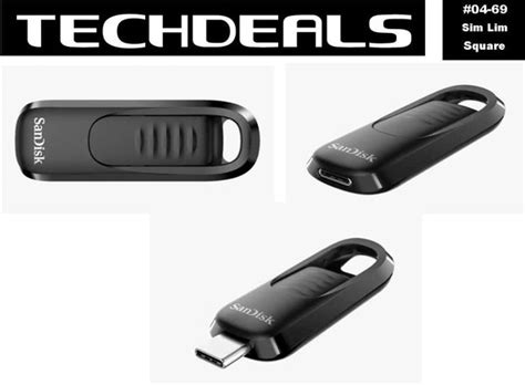 Sandisk Ultra Slider Usb Type C Flash Drive 64gb 128gb 256gb Techdeals Pte Ltd