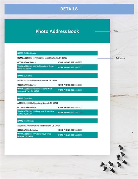 Address Book Template Google Docs At Tarsaigeblog Blog