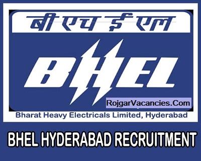 BHEL Hyderabad Recruitment 2022 Apply For BHEL Hyderabad Jobs Vacancy ...