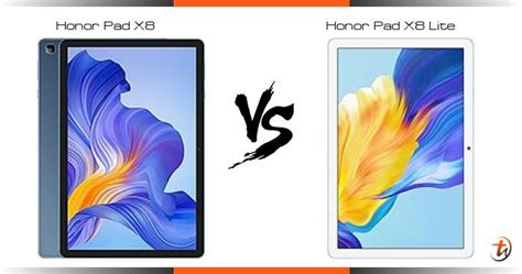 Banding Honor Pad X8 Dan Honor Pad X8 Lite Spesifikasi Dan Harga Di Malaysia Technave Bm