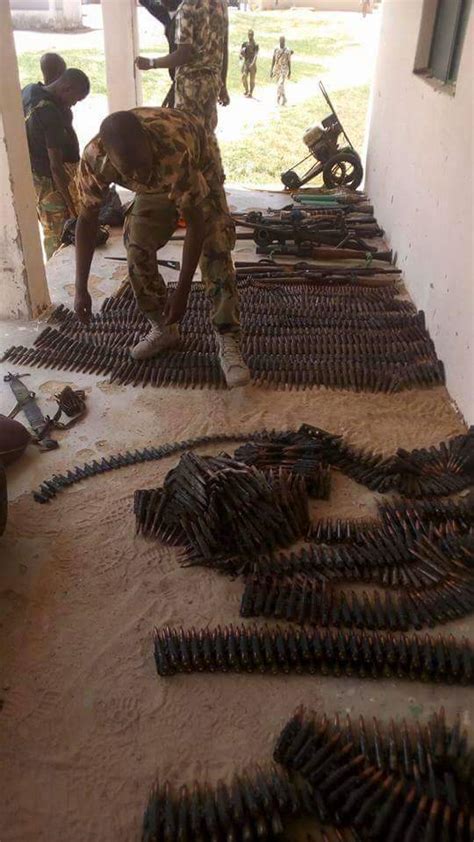 Army Recovers Weapons From Boko Haram After Gun Battle In Maiduguri