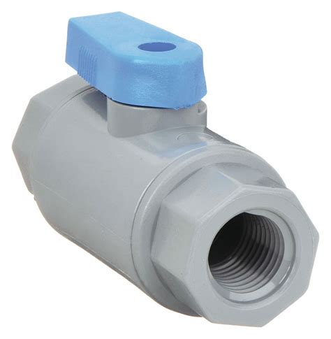 Grainger Approved Pvc Ball Valveinlinefnpt14 In Ball Valves