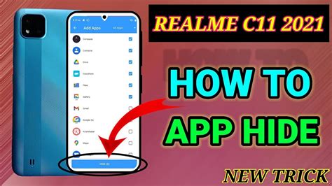 Realme C11 2021 Apps Ko Hide Kaise Karen Realme C11 2021 App Hide