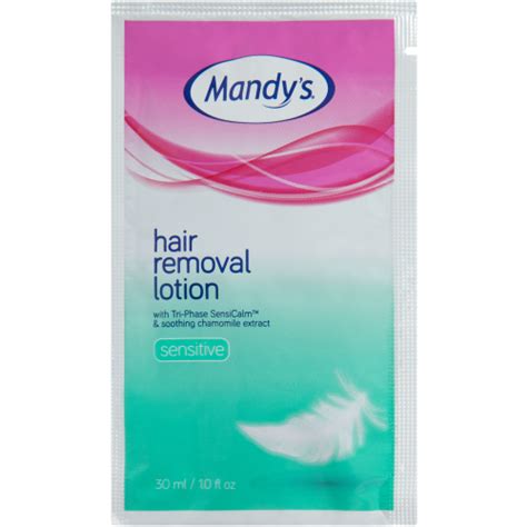 Mandys Hair Removal Lotion Sensitive 30ml Clicks