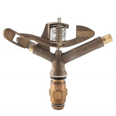 Wetta 8300 Brass Impact Sprinkler Full Circle 1 Brass Impact Sprinkler Wetta Sprinkler 170383