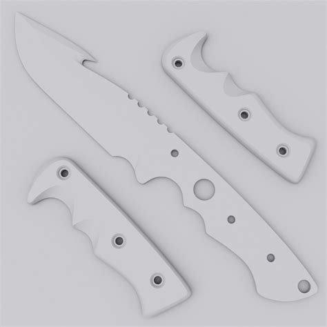 Printable Knife 3d Model 3d Printable Cgtrader