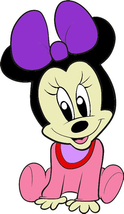 Baby Minnie Mouse Clip Art Png Draw Baby Minnie Mouse Transparent Png