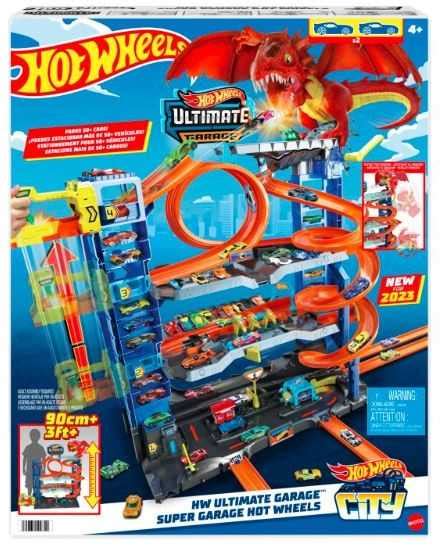 Hot Wheels Mattel Hw Komplektas City Mega Gara Atak Smoka Hkx