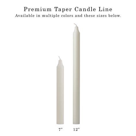 12 Inch Terra Cotta Premium Taper Candles