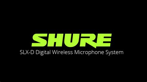 Shure Announces The Slx D Digital Wireless Microphone System B H Explora