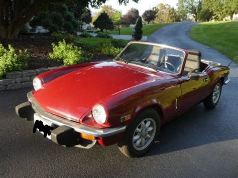 1978 Triumph Spitfire Convertible No Reserve Classic Triumph