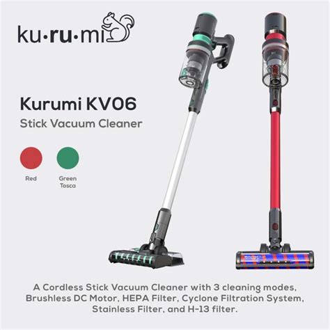 Jual Kurumi Kv Powerful Cordless Stick Vacuum Cleaner Di Seller