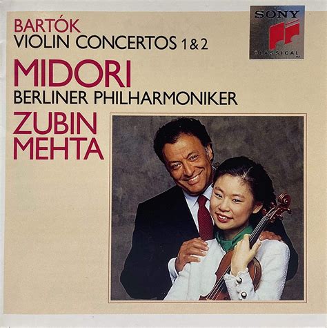 Bartok Violin Concertos 1 2 Bela Bartok Zubin Mehta Berliner