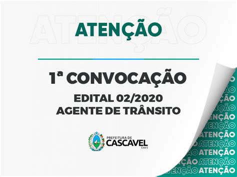 Edital Convoca O Agente De Tr Nsito