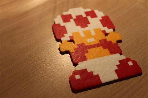 Toad Pixel Art Bead Sprite From Super Mario Bros Etsy