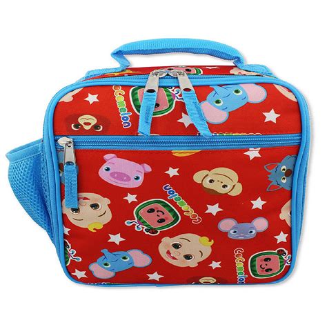 Cocomelon Boys Girls Soft Insulated School Lunch Box (One Size, Red) | Oriental Trading