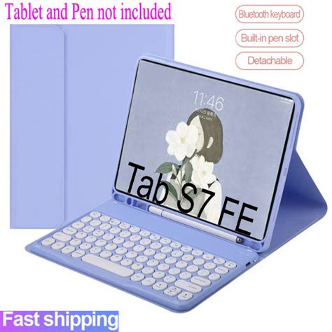 Galaxy Tab S Fe Case With Keyboard For Samsung Galaxy Tab S Fe