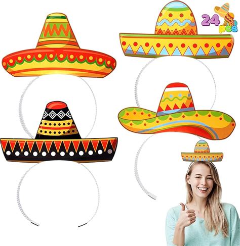 Amazon Joyin Pcs Cinco De Mayo Sombrero Headbands For Mexican