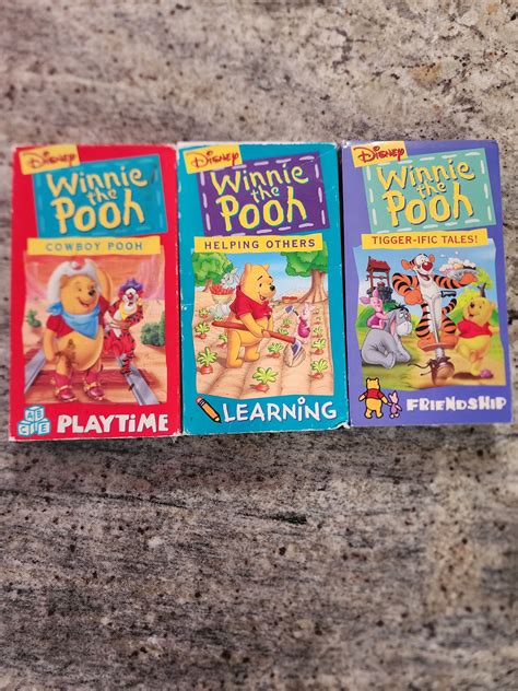 Disney Winnie The Pooh Vhs Collection Of 3 Etsy Australia