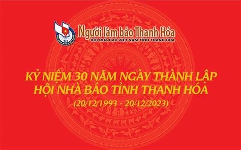 Sắp diễn ra lễ kỷ niệm 30 năm Ngày thành lập Hội Nhà báo tỉnh Thanh Hóa