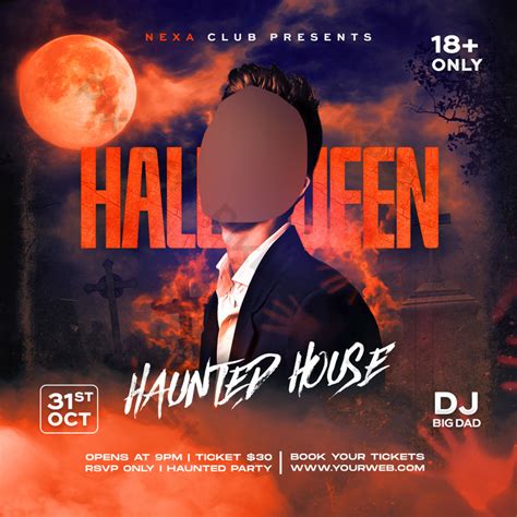 Halloween Party Flyer Template | PSD Free Download - Pikbest