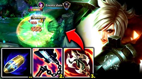 Riven Top How To 100 Carry 1v9 With First Strike S13 Riven Top