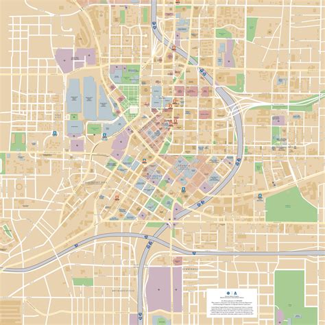 Atlanta Downtown Map – Printable Map of The United States