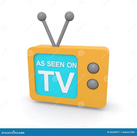 As Seen On Tv Sign Stock Illustration Illustration Of Illustrated