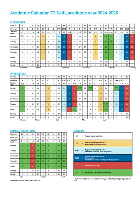 Bsc Academic Calendar Denys Felisha