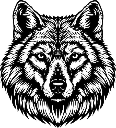 Ilustraci N Vectorial Del Lobo Vector Premium Generado Con Ia