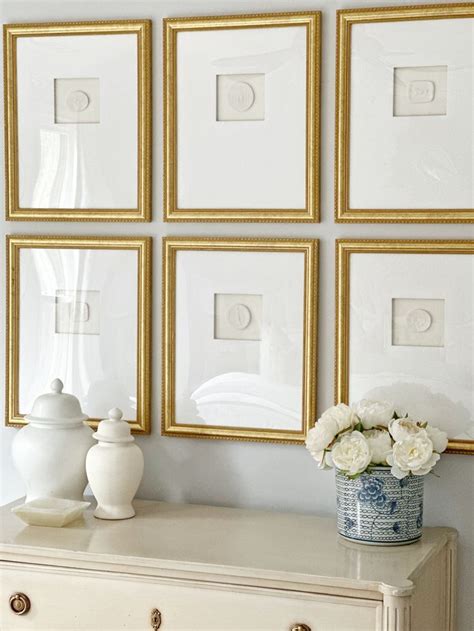 Intaglio Gallery Wall Art Gold Frame Gallery Wall Gold Frame Wall Gold Gallery Wall