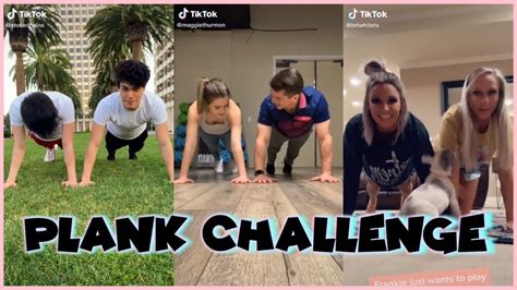 Plank Challenge Tik Tok Compilation Youtube