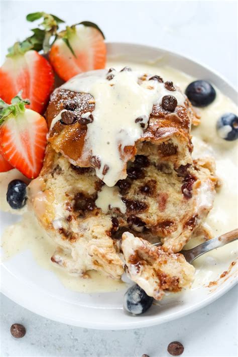 Hot Cross Bun Bread And Butter Pudding My Morning Mocha