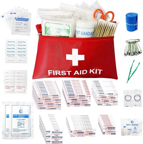 Shudyear 137 Pcs Small Portable Universal First Aid Kit For