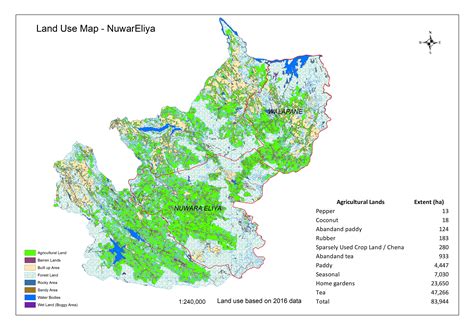 Sustainable Land Management in Sri Lanka - LU-Map Nuwara Eliya district