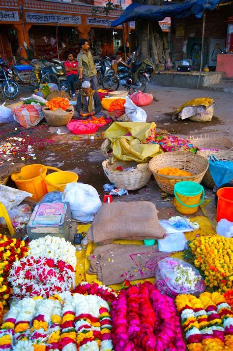 Flower market in Jaipur. | Flower market, Lovely colors, Jaipur