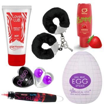 Kit Sex Shop Itens Casal Brinquedos Eróticos Presente Namorados Algemas Egg Sexyshop Casa da