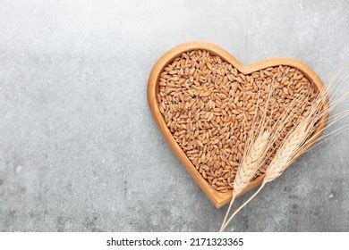 Whole Grain Heart Shape Stock Photo Shutterstock