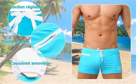 AIEOE Badehose Herren Sexy Niedrige Taille Bikini Badeslip Kurz Eng